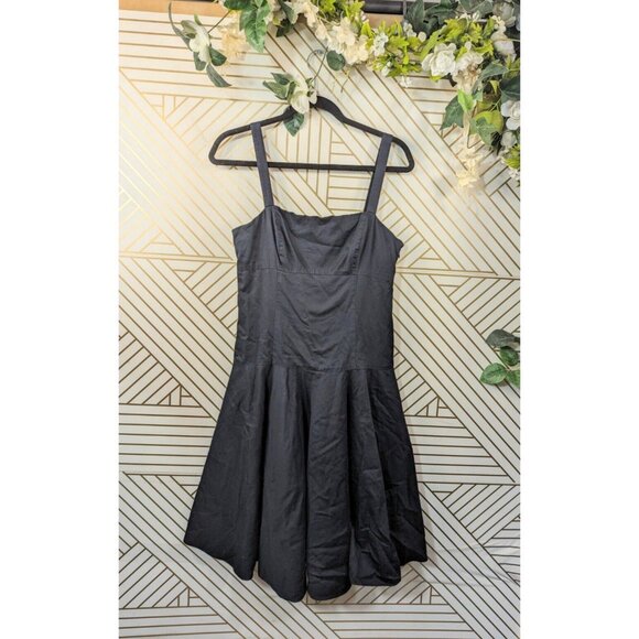 Ralph Lauren Dresses & Skirts - Lauren Ralph Lauren Women's Black Dress  Sleeveless Full Skirt Cotton Size 6